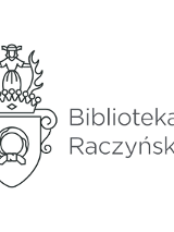 Grafika przedstawia logo Biblioteki Raczyńskich na białym tle.