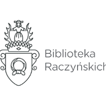 Grafika przedstawia logo Biblioteki Raczyńskich na białym tle.