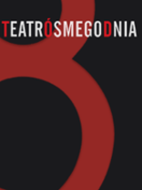 Logotyp Teatru. Na czarnym tle fragment cyfry osiem w kolorze ciemnoczerwonym. W górnej części grafiki napis białymi i czerwonymi literami Teatr Ósmego Dnia.