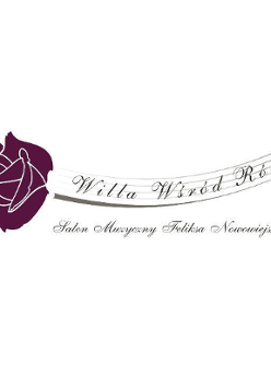 Logo Willi wśród róż.