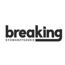 Logotyp Stowarzyszenia Breaking w czarnym kolorze