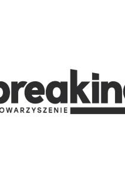 Logotyp Stowarzyszenia Breaking w czarnym kolorze