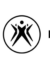 Czarno-biały logotyp Polskiego Teatru Tańca