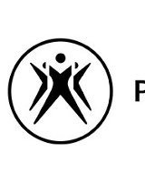 Czarno-biały logotyp Polskiego Teatru Tańca