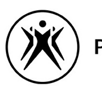 Czarno-biały logotyp Polskiego Teatru Tańca