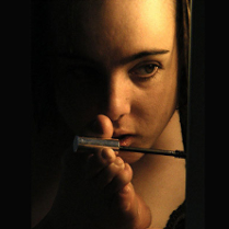 Małgorzata Pauspert maluje stopami, fot. Marcin Dobiaszewski