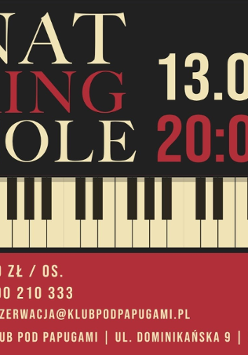 Informacje o koncercie inspirowanym twórczością Nat King Cola.