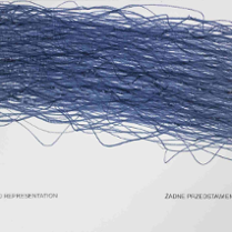 Obraz Jarosława Kozłowskiego o nazwie "Niebieskie linie, 1989/2018".