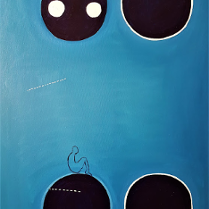 Jedna z prac artystki.