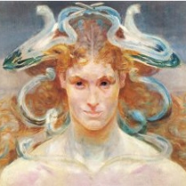 Jeden z obrazów z wystawy.