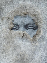 obraz przedstawiający część twarzy