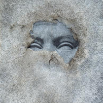 obraz przedstawiający część twarzy