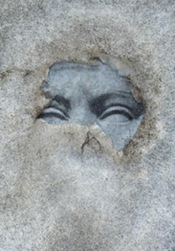 obraz przedstawiający część twarzy