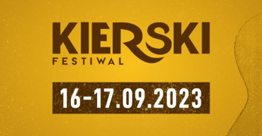 Plakat w kolorze żółto-pomarańczowym (przypominającym kolor piwa), z informacją o festiwalu i jego terminie.