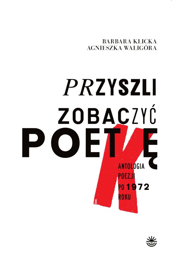 Biała okładka z czarną czcionką i graficznym elementem w kolorze czerwonym. - grafika artykułu