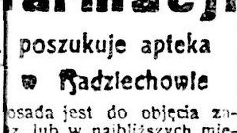 Czarno-biały przedruk z przedwojennej prasy.