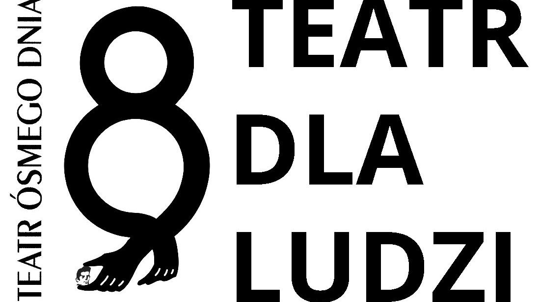 Logotyp z Ósemką i hasłem Teatr dla Ludzi