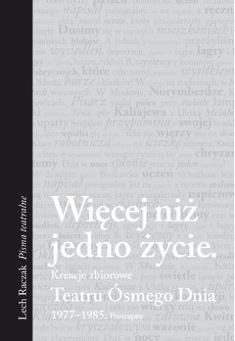 Drugi tom Pism teatralnych Lecha Raczaka - grafika artykułu