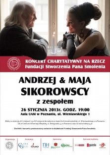 Koncert Mai i Andrzeja Sikorowskich zabrzmi 26 stycznia w Auli UAM - grafika artykułu