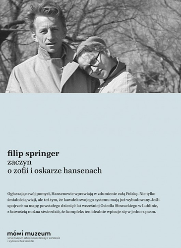 Okładka książki "Zaczyn. O Zofii i Oskarze Hansenach". Wyd. Karakter (2013) - grafika artykułu