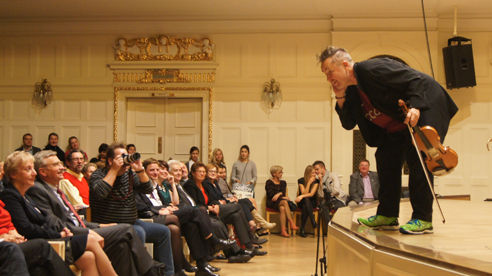 Nigel Kennedy 3.10 w Auli UAM. Fot. Anna Solak
