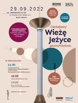 Plakat. Kolumna i wokół niej koła z informacjami. Informacje zawarte w tresci artykułu.