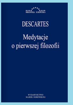 Niebieska okładka książki Kartezjusz.