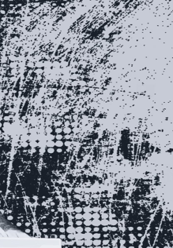 Plakat, który promuje koncert Olgha Live. Czarno-biała kolorystyka, mroczny artysta w kapeluszu, z boku napisy informujące o wydarzeniu.