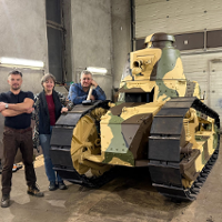 Pancerne eksponaty w muzeum