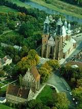 panorama Ostrowa Tumskiego