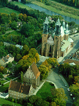 panorama Ostrowa Tumskiego