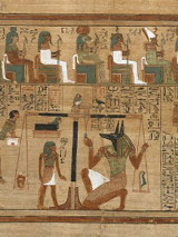 Pairus: Ozyrys waży serce, zmarli Egipcjanie,