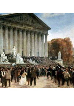Paryż w 1871 roku - obraz