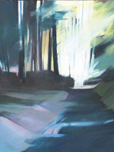 pejzaż - droga w lesie