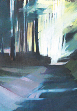 pejzaż - droga w lesie