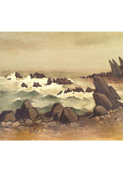 Pejzaż - kamieniste wybrzeże