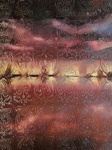 pejzaż na tafli wody