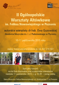 plakat imprezy w Poznaniu