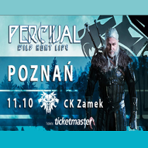 Plakat wydarzenia - postać Wiedźmina z gry