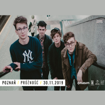 Plakat wydarzenia ze zdjęciem członków zespołu