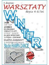 Plakat wydarzenia: serce narysowane na śniegu.
