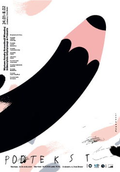 Plakat wydarzenia:zatemperowany ołówek.