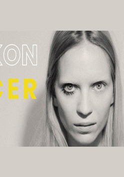 Plakat wydarzenia ze zdjęciem artystki