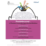 Plakat wydarzenia z informacjami o spotkaniach