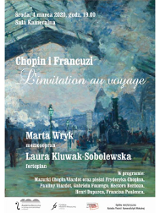 Plakat Chopin i Francuzi.