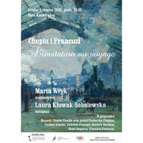 Plakat Chopin i Francuzi.