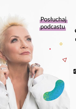 Plakat ze zdjęciem Małgorzaty Ostrowskiej