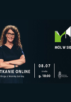 Plakat wydarzenia ze zdjęciem Moniki Górskiej