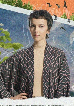 Plakat wydarzenia ze zdjęciem artystki