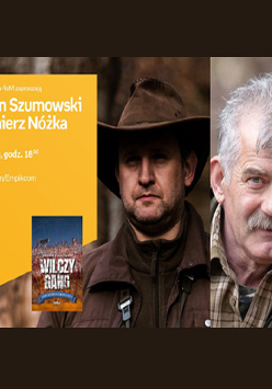 Po prawej zdjęcia autorów książki, po lewej w żółtej ramce ich nazwiska